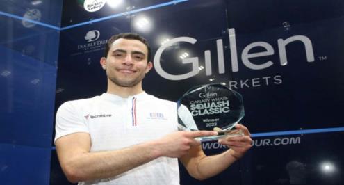 فارس دسوقي يتوج ببطولة كاناري وارف كلاسيك للاسكواش